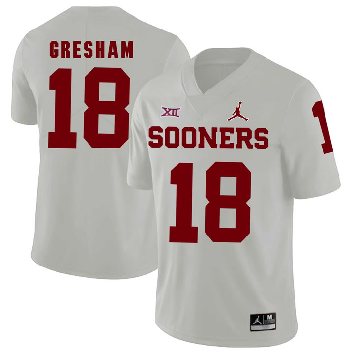 Oklahoma Sooners 18 Jermaine Gresham White College Football Jersey Dzhi,We sell and wholesale Oklahoma Sooners 18 Jermaine Gresham White College Football Jersey Dzhi on line form chian!